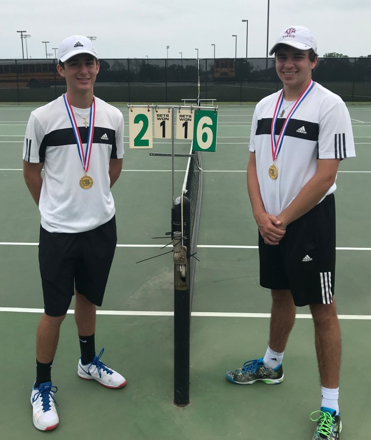 2018 Region III 5A Boys Doubles Champions